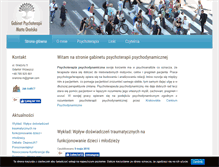 Tablet Screenshot of gdanskpsycholog.com
